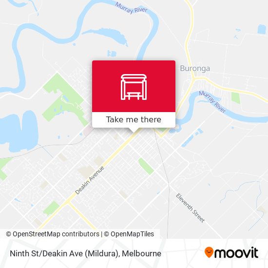 Ninth St/Deakin Ave (Mildura) map