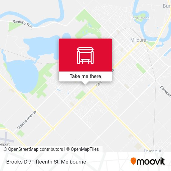 Brooks Dr/Fifteenth St map
