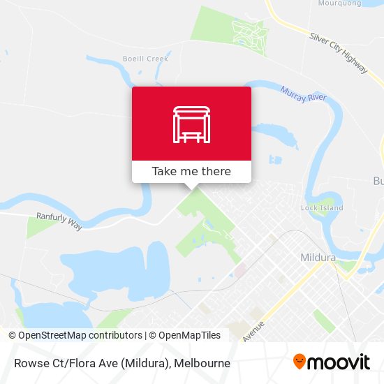 Rowse Ct/Flora Ave (Mildura) map