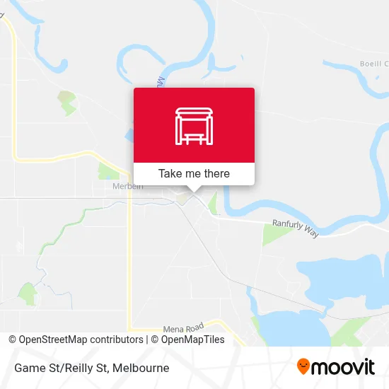 Mapa Game St/Reilly St