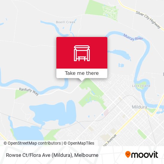 Rowse Ct/Flora Ave (Mildura) map