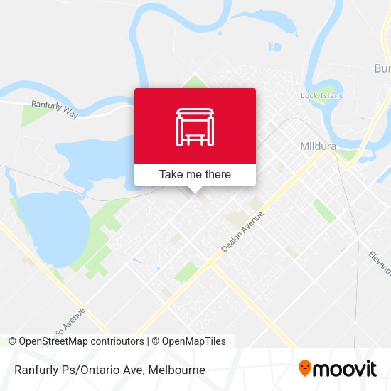 Ranfurly Ps/Ontario Ave map