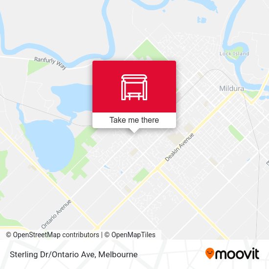 Sterling Dr/Ontario Ave map