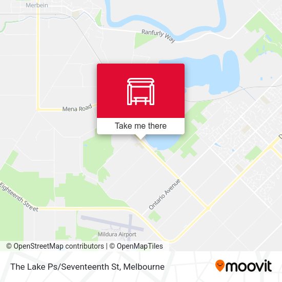 The Lake Ps/Seventeenth St map