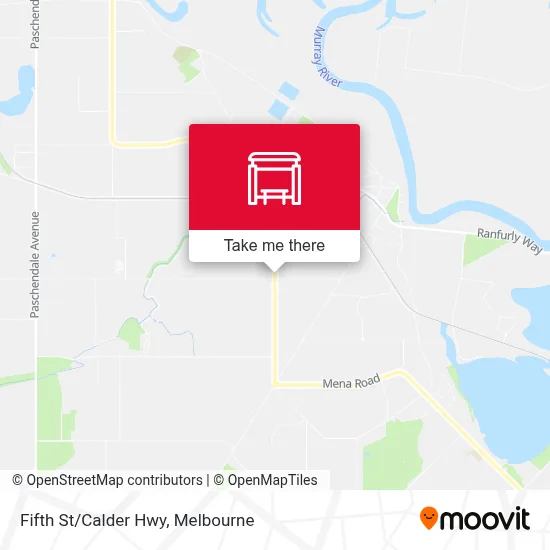 Mapa Fifth St/Calder Hwy