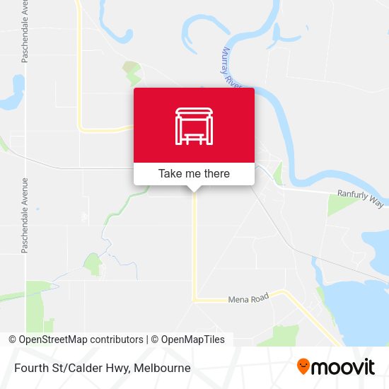 Fourth St/Calder Hwy map