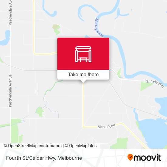 Fourth St/Calder Hwy map
