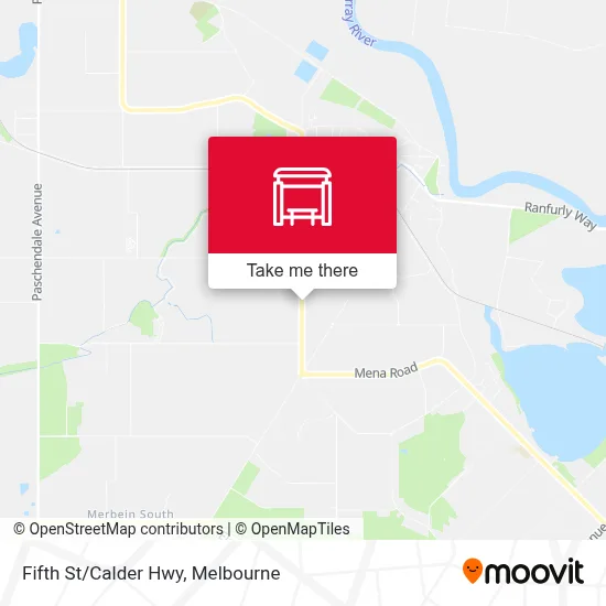 Mapa Fifth St/Calder Hwy