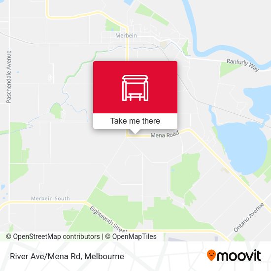 River Ave/Mena Rd map