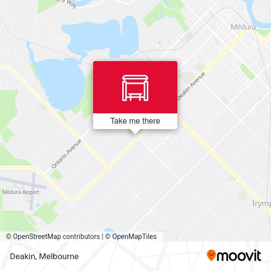 Deakin map