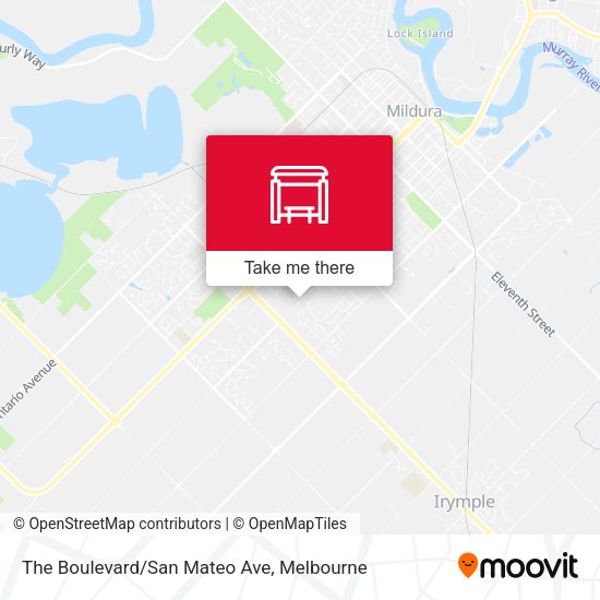 The Boulevard/San Mateo Ave map