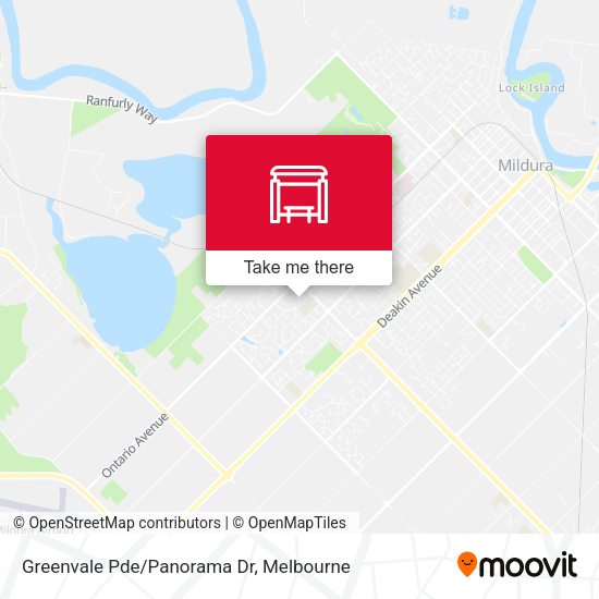 Greenvale Pde/Panorama Dr map