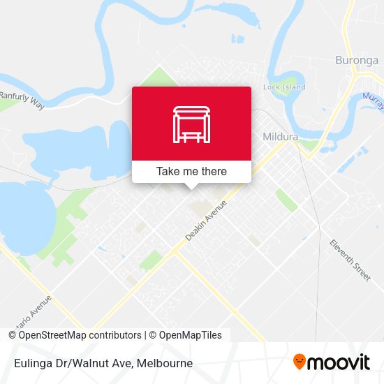 Eulinga Dr/Walnut Ave map