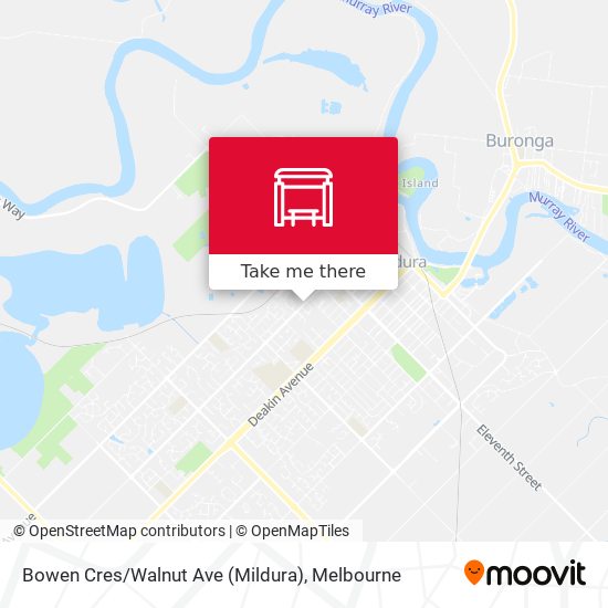 Bowen Cres / Walnut Ave (Mildura) map