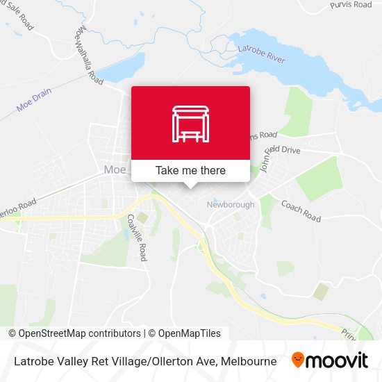 Latrobe Valley Ret Village / Ollerton Ave map