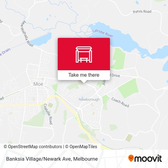 Banksia Village/Newark Ave map
