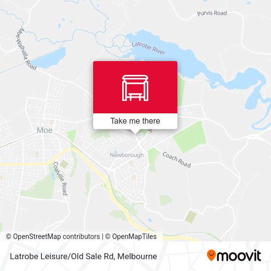 Latrobe Leisure/Old Sale Rd map