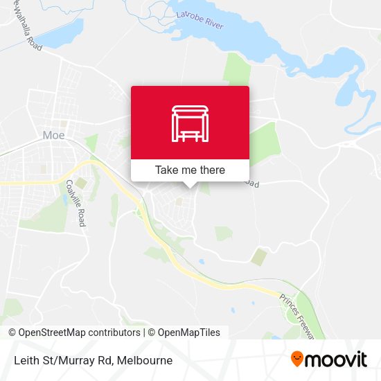 Leith St/Murray Rd map