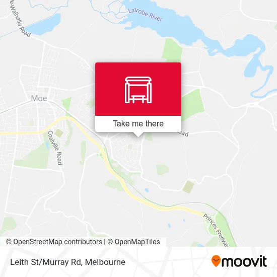 Mapa Leith St/Murray Rd