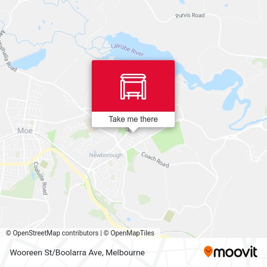 Wooreen St/Boolarra Ave map