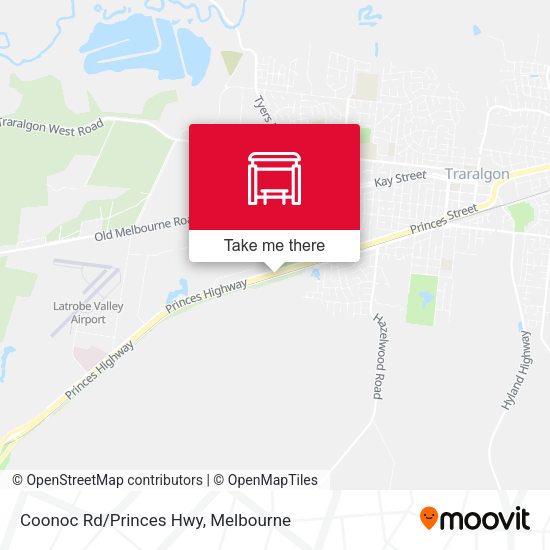 Coonoc Rd/Princes Hwy map