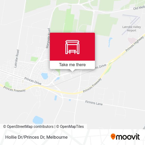 Hollie Dr/Princes Dr map