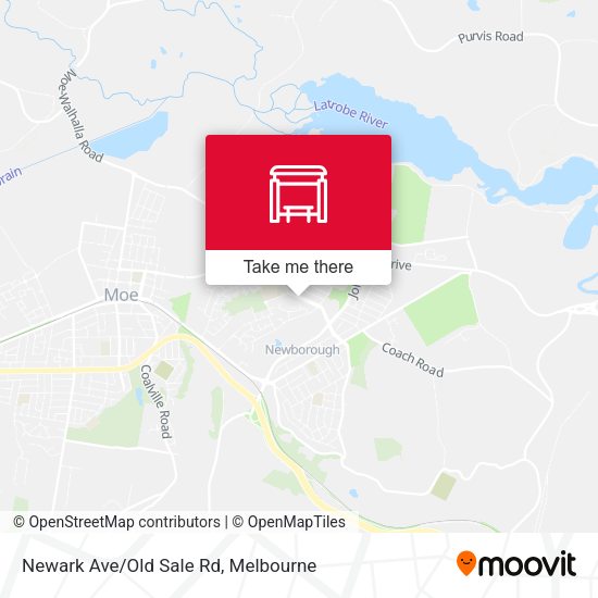 Newark Ave/Old Sale Rd map
