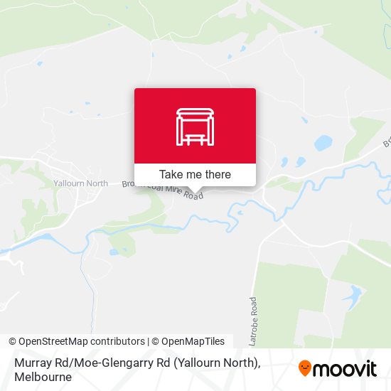 Murray Rd / Moe-Glengarry Rd (Yallourn North) map