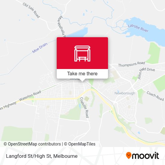 Langford St/High St map