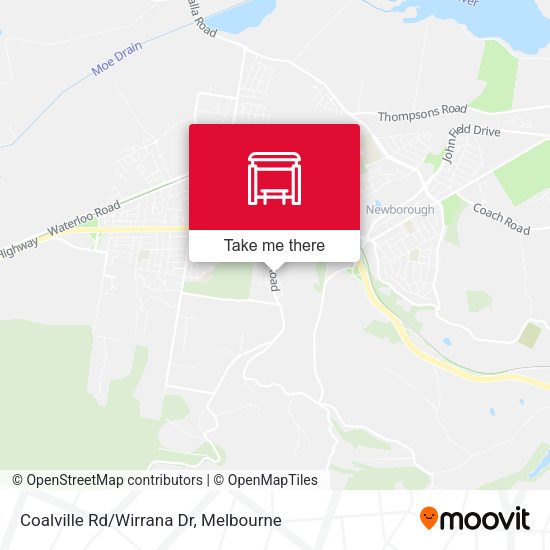 Coalville Rd/Wirrana Dr map