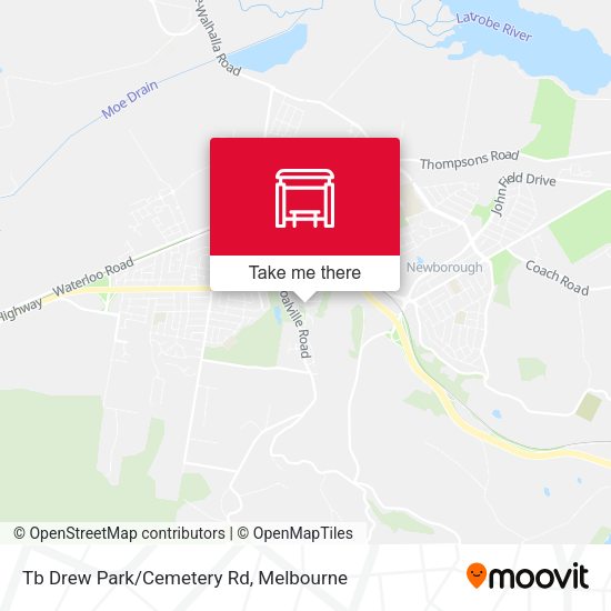 Tb Drew Park/Cemetery Rd map