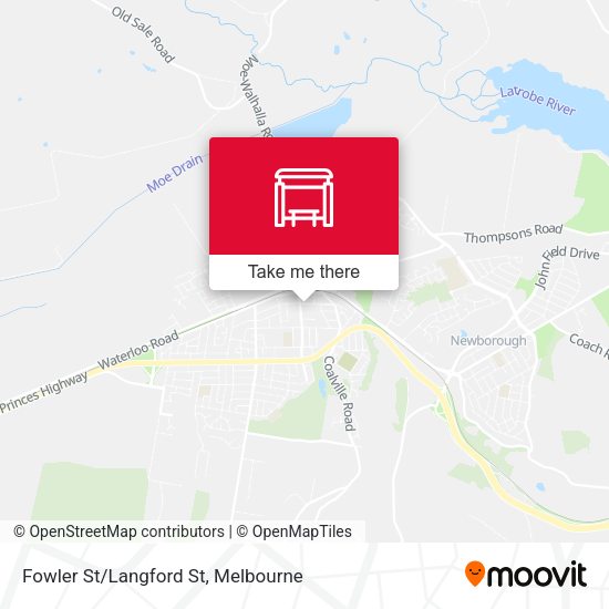 Fowler St/Langford St map