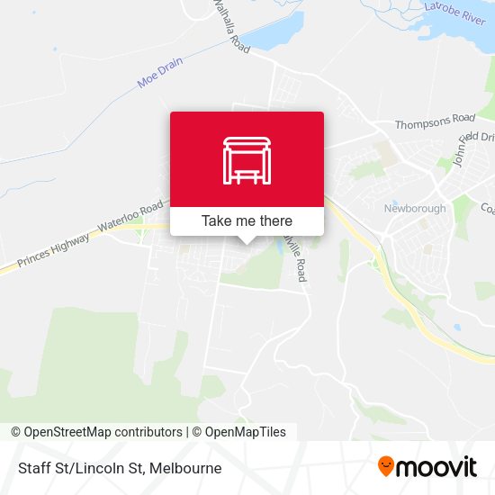 Staff St/Lincoln St map