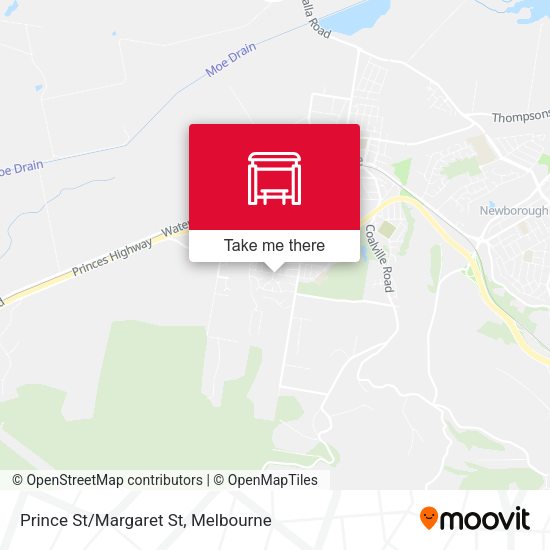 Prince St/Margaret St map