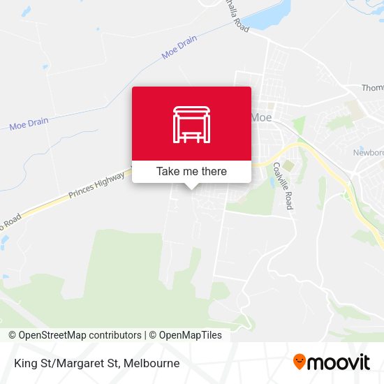 King St/Margaret St map
