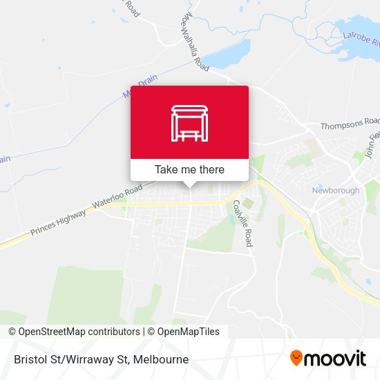 Bristol St/Wirraway St map