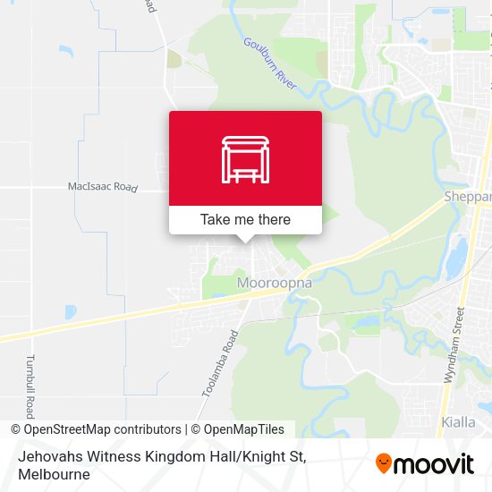 Jehovahs Witness Kingdom Hall / Knight St map
