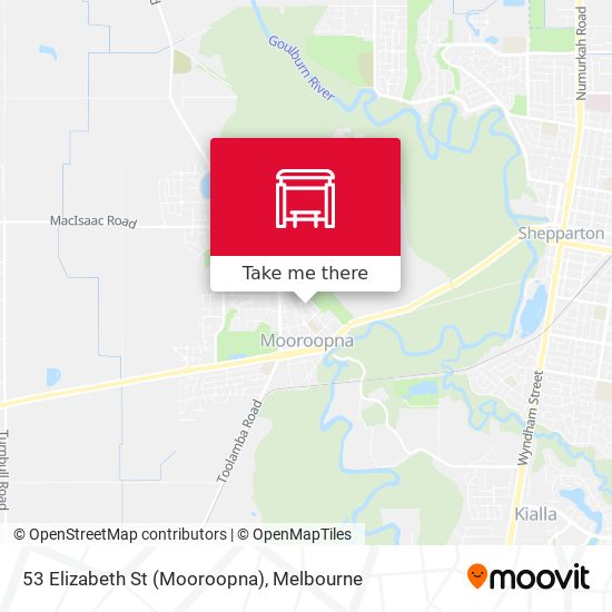 53 Elizabeth St (Mooroopna) map