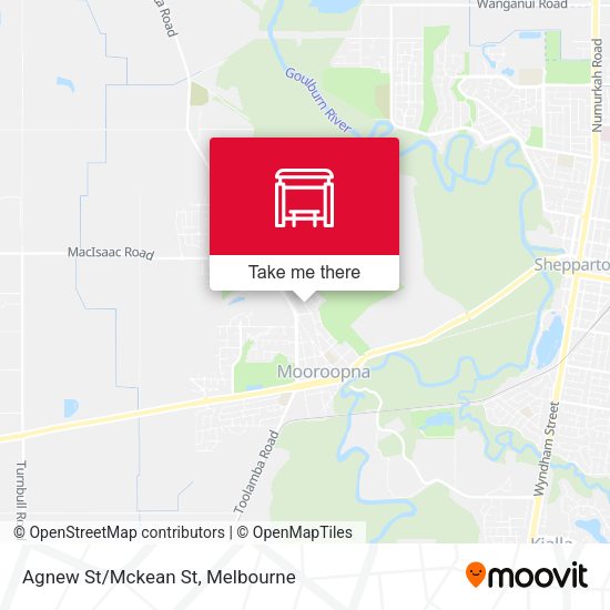 Agnew St/Mckean St map