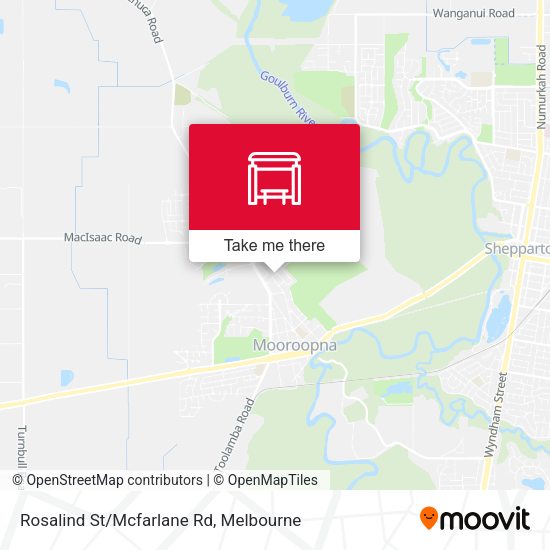 Rosalind St/Mcfarlane Rd map