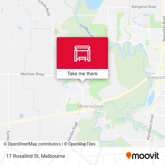 17 Rosalind St map