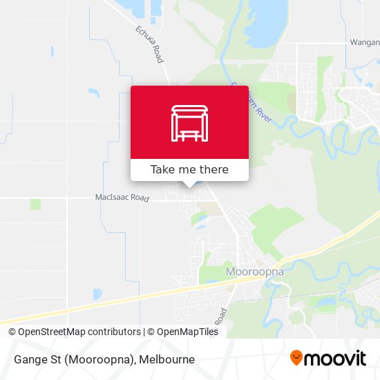 Gange St (Mooroopna) map