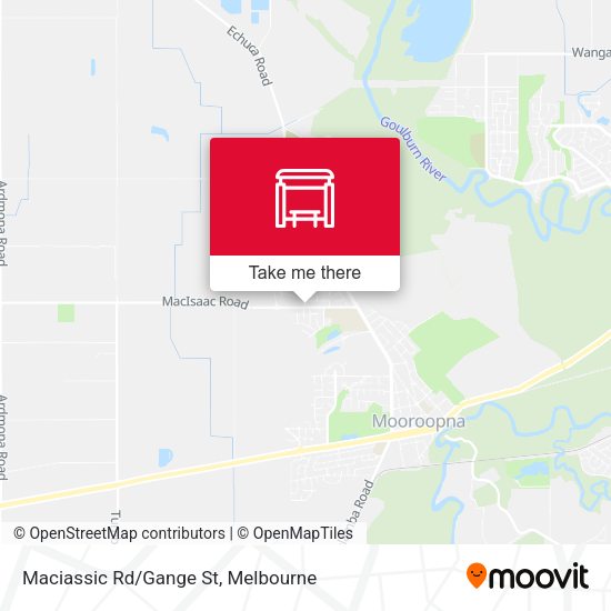 Maciassic Rd/Gange St map
