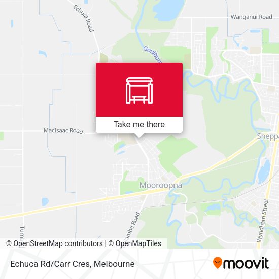 Echuca Rd/Carr Cres map