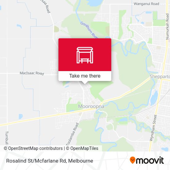 Rosalind St/Mcfarlane Rd map