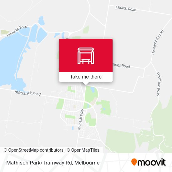 Mathison Park/Tramway Rd map