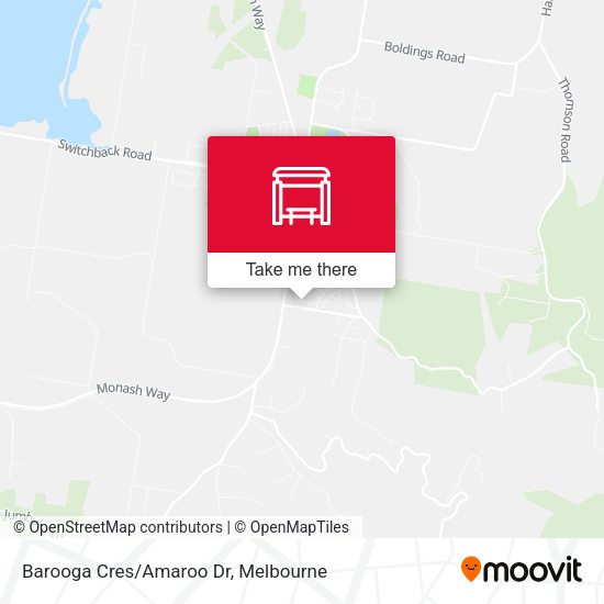 Barooga Cres/Amaroo Dr map