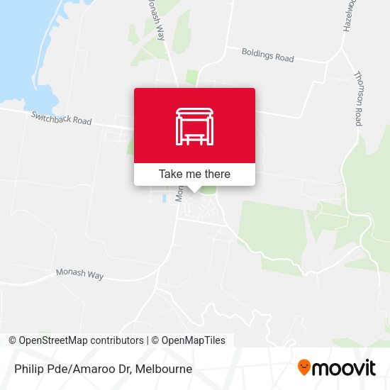 Philip Pde/Amaroo Dr map