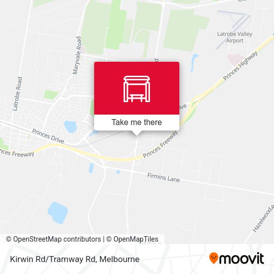 Kirwin Rd/Tramway Rd map