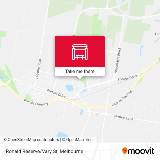 Ronald Reserve/Vary St map